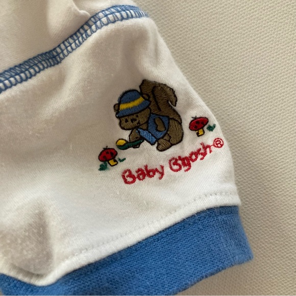 OshKosh Baby Boy Blue Trees Print Long Sleeve Bodysuit Shirt main image 1